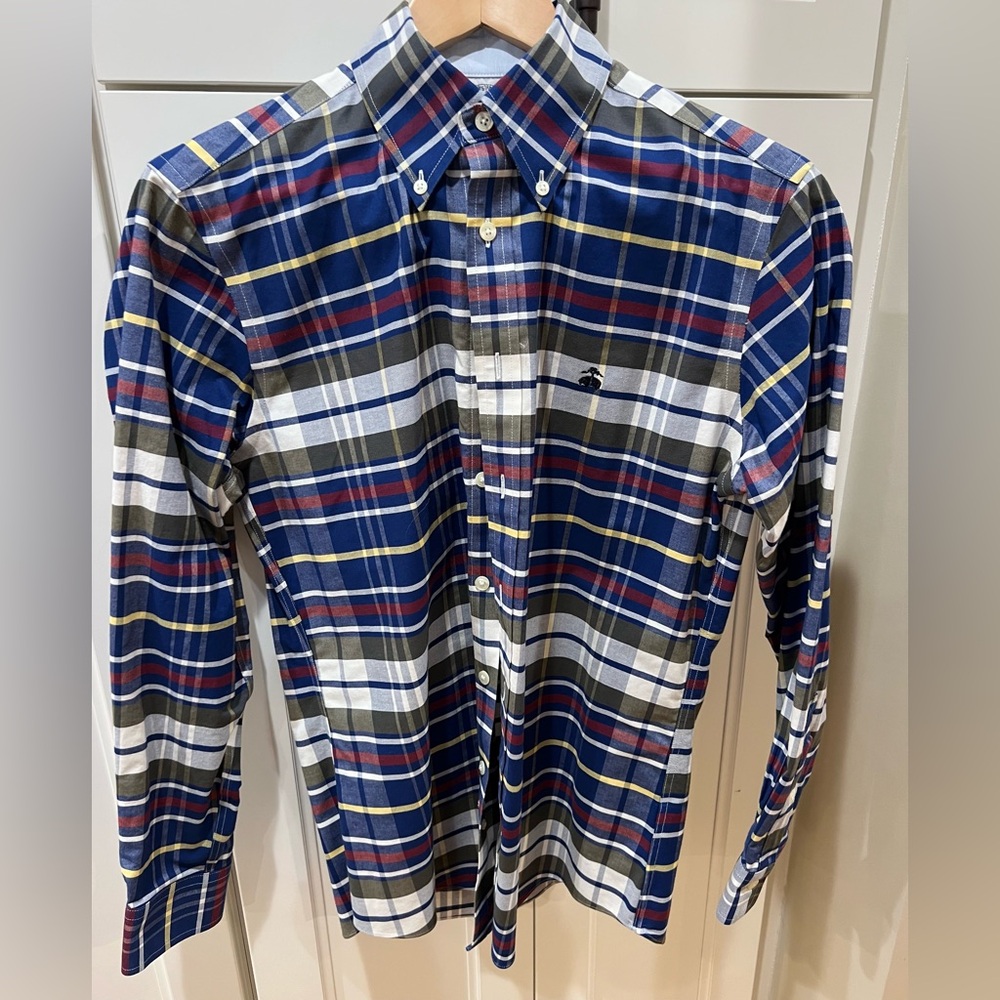 Brooks Brothers Cotton No Iron Button Down Shirt Oxford Small S